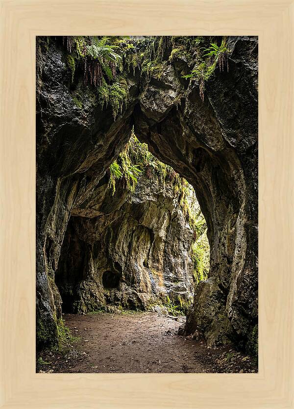 Mystical Entrance To Shoshone Ice Caves