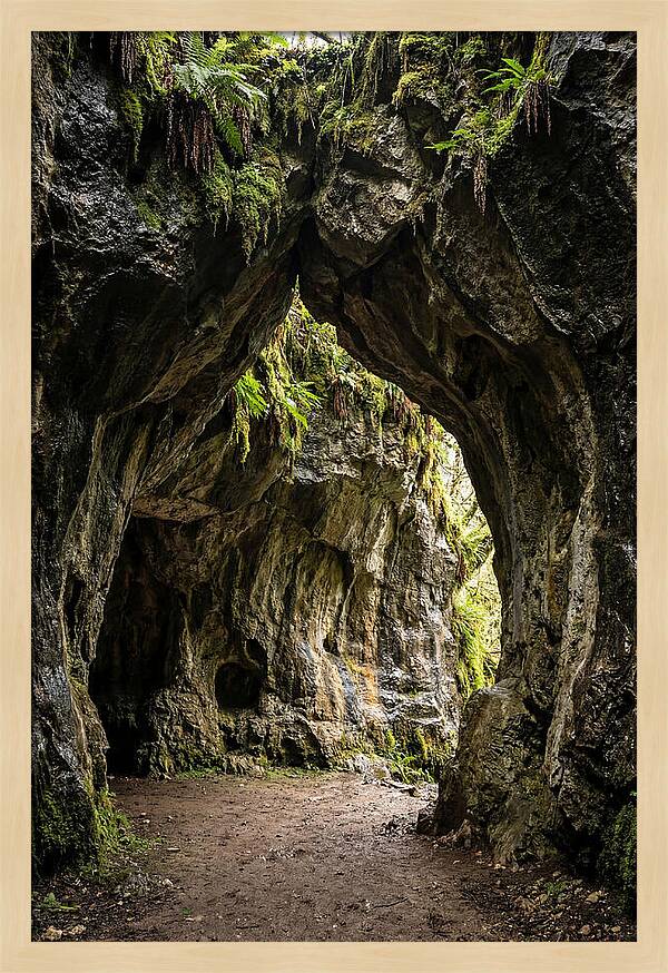 Mystical Entrance To Shoshone Ice Caves