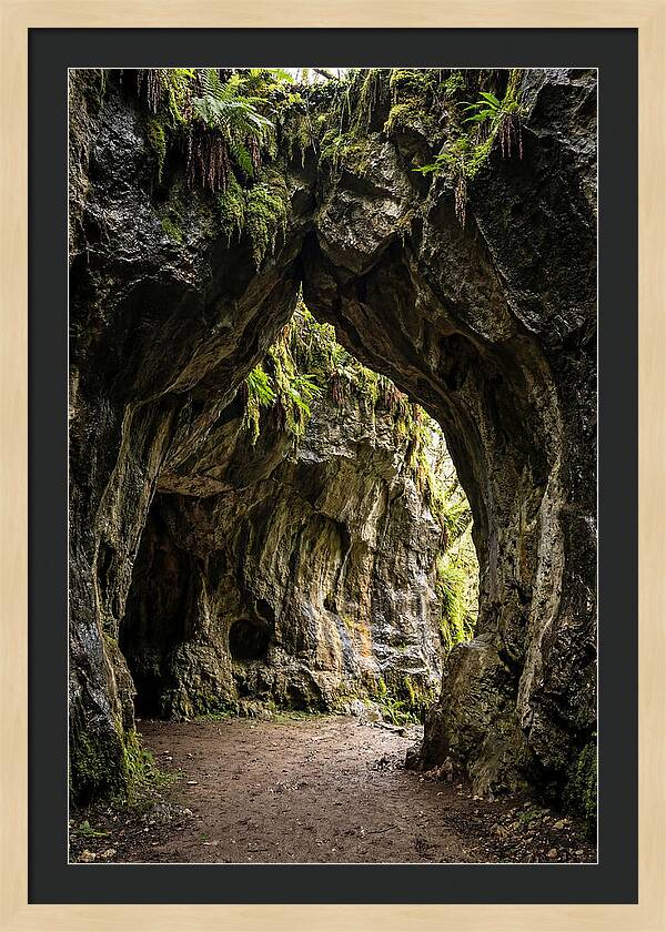 Mystical Entrance To Shoshone Ice Caves