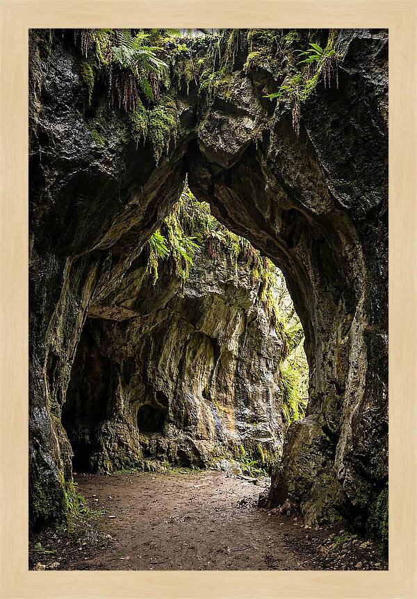 Mystical Entrance To Shoshone Ice Caves