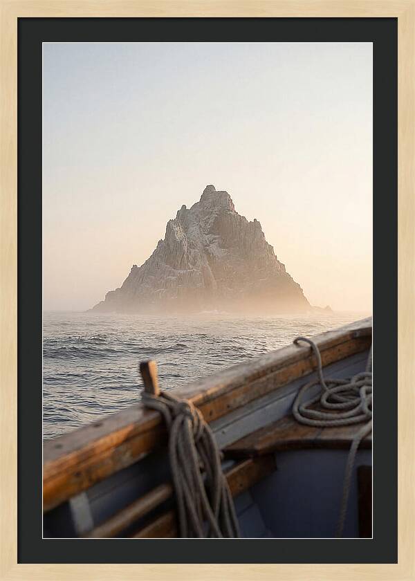 Mystical Skellig Michael Above The Waves