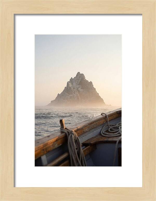 Mystical Skellig Michael Above The Waves