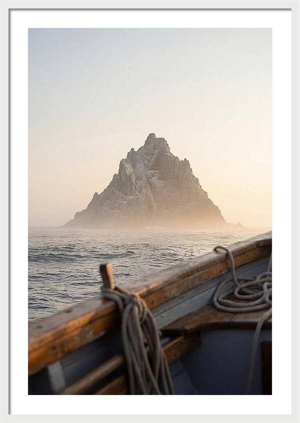 Mystical Skellig Michael Above The Waves