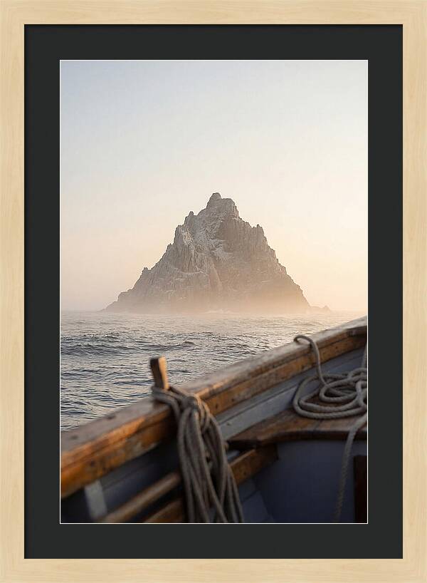 Mystical Skellig Michael Above The Waves