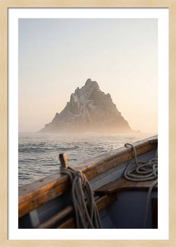 Mystical Skellig Michael Above The Waves