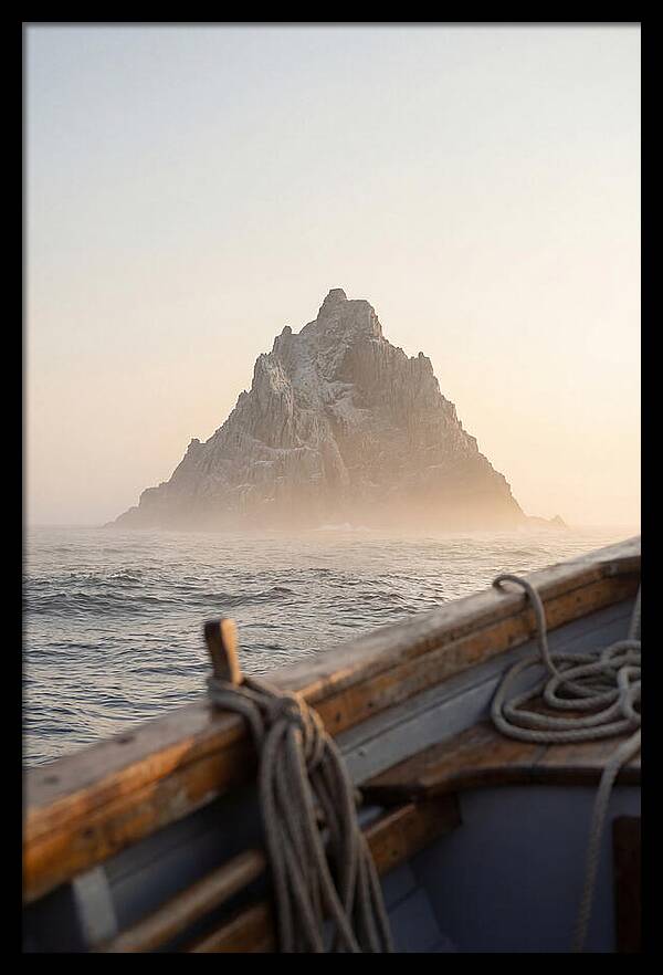 Mystical Skellig Michael Above The Waves
