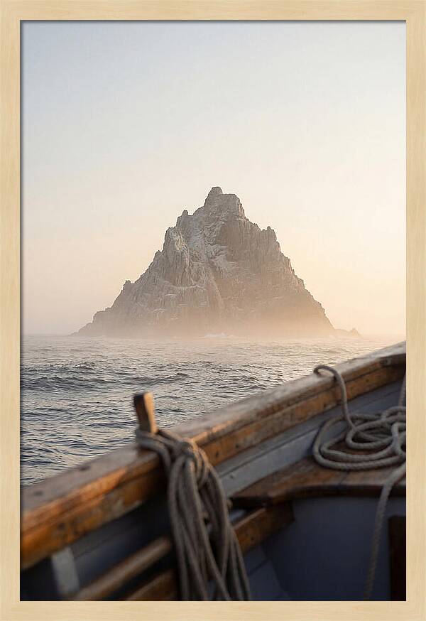 Mystical Skellig Michael Above The Waves