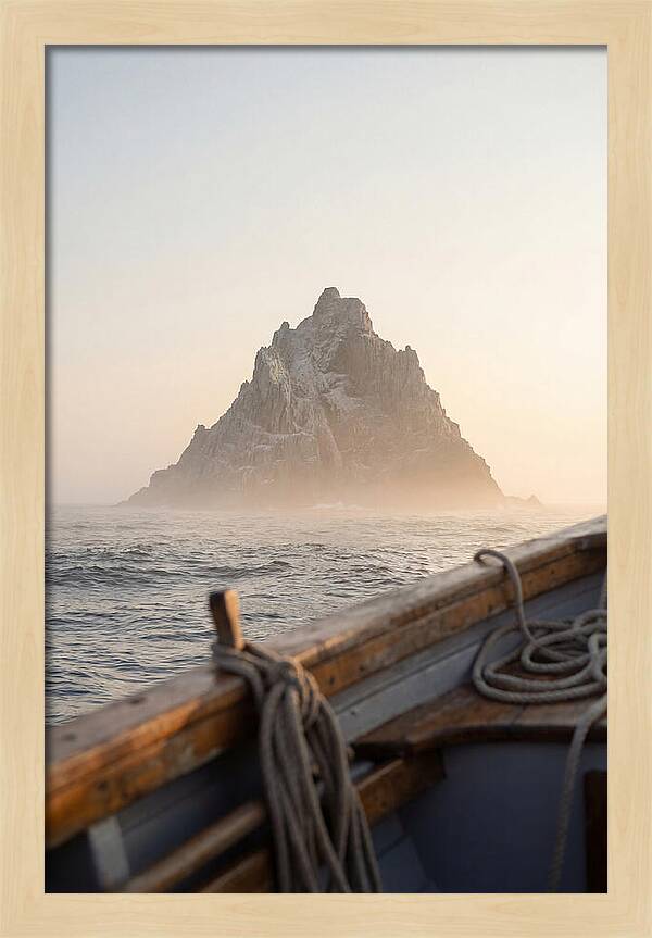 Mystical Skellig Michael Above The Waves