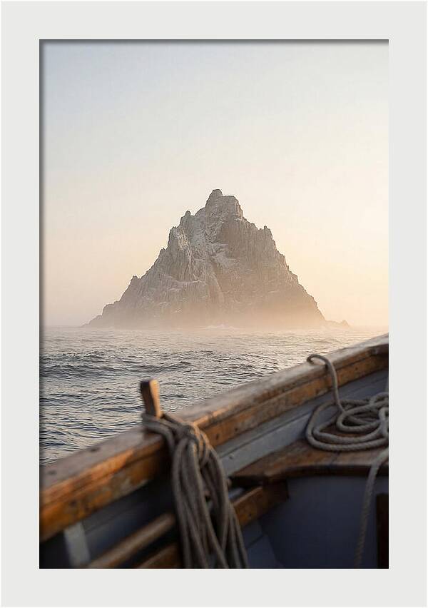 Mystical Skellig Michael Above The Waves