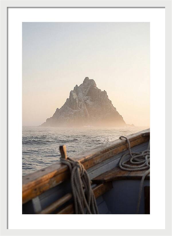 Mystical Skellig Michael Above The Waves
