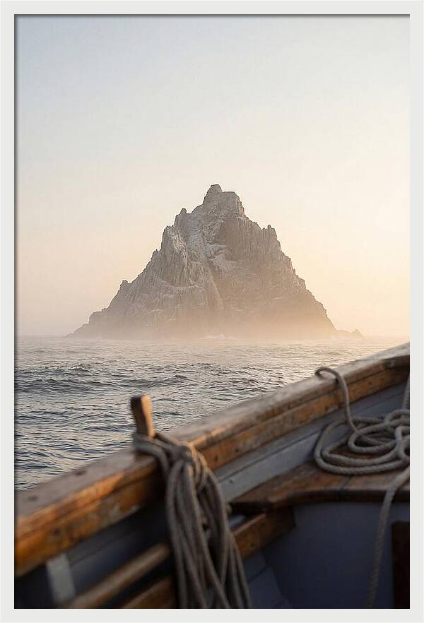 Mystical Skellig Michael Above The Waves
