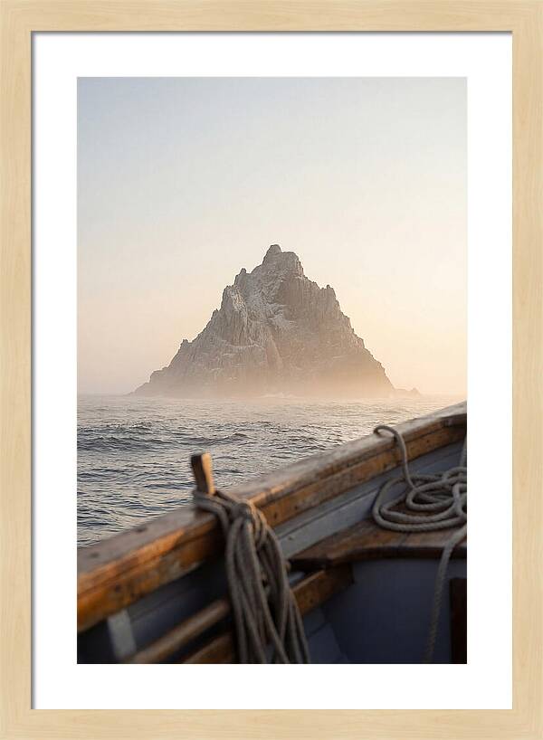 Mystical Skellig Michael Above The Waves