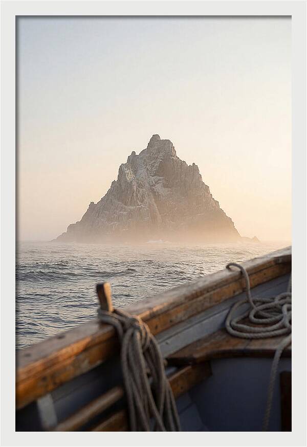 Mystical Skellig Michael Above The Waves
