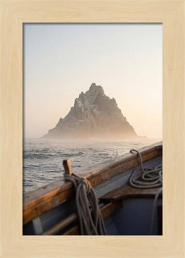 Mystical Skellig Michael Above The Waves