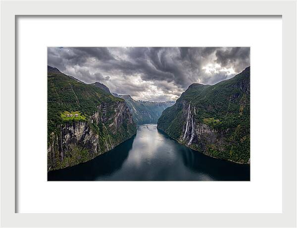 Naeroyfjord From Above