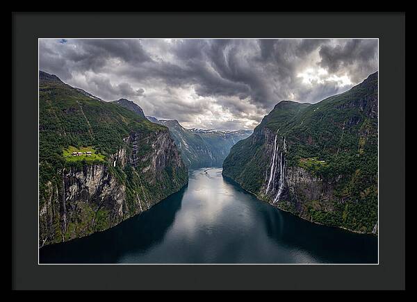 Naeroyfjord From Above