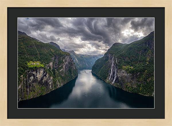 Naeroyfjord From Above