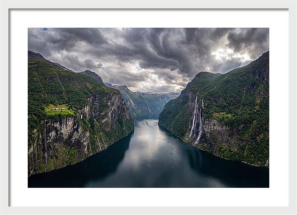 Naeroyfjord From Above