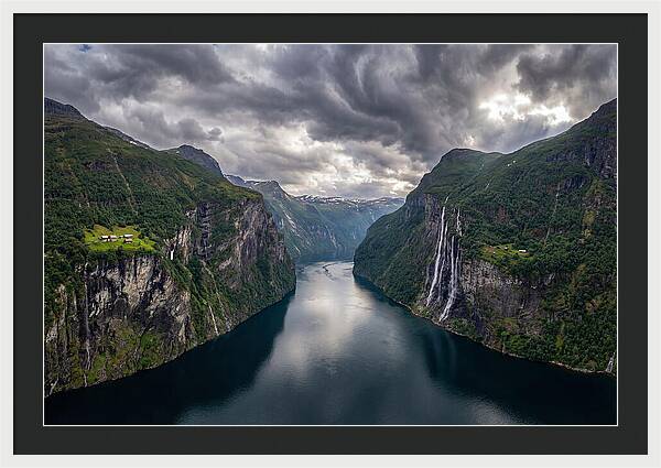 Naeroyfjord From Above