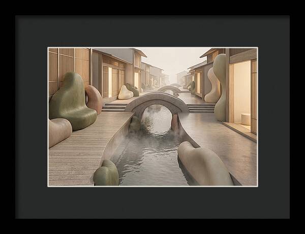 Narrow Canal Side Street