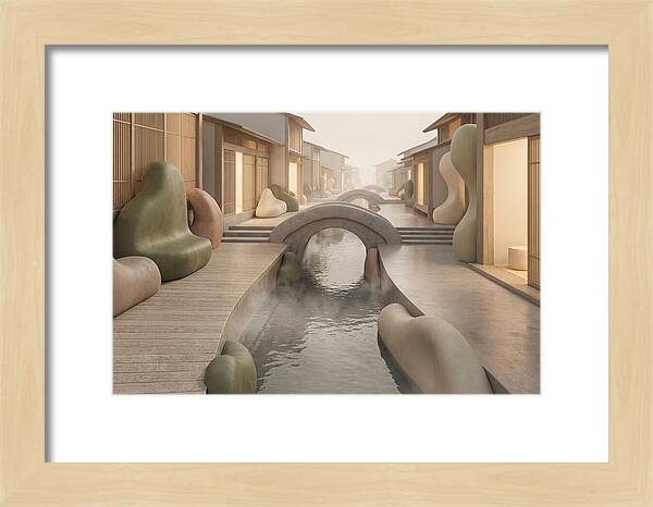 Narrow Canal Side Street