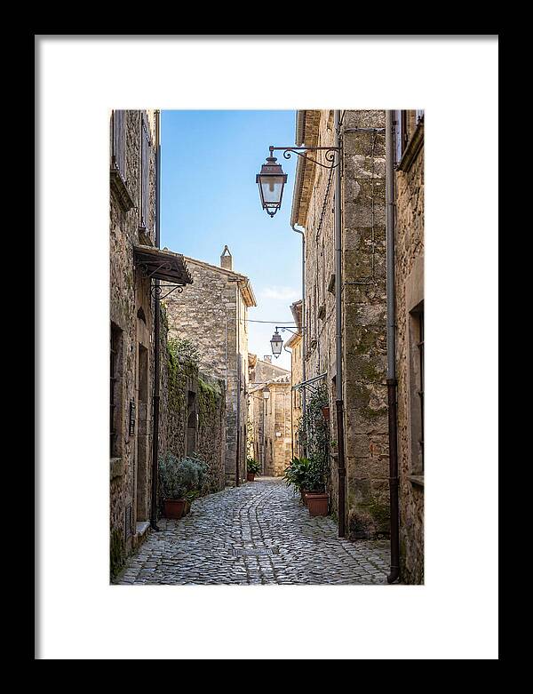 Narrow Cobblestone Alleyway