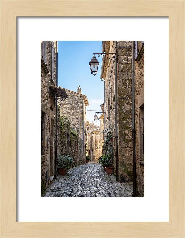 Narrow Cobblestone Alleyway