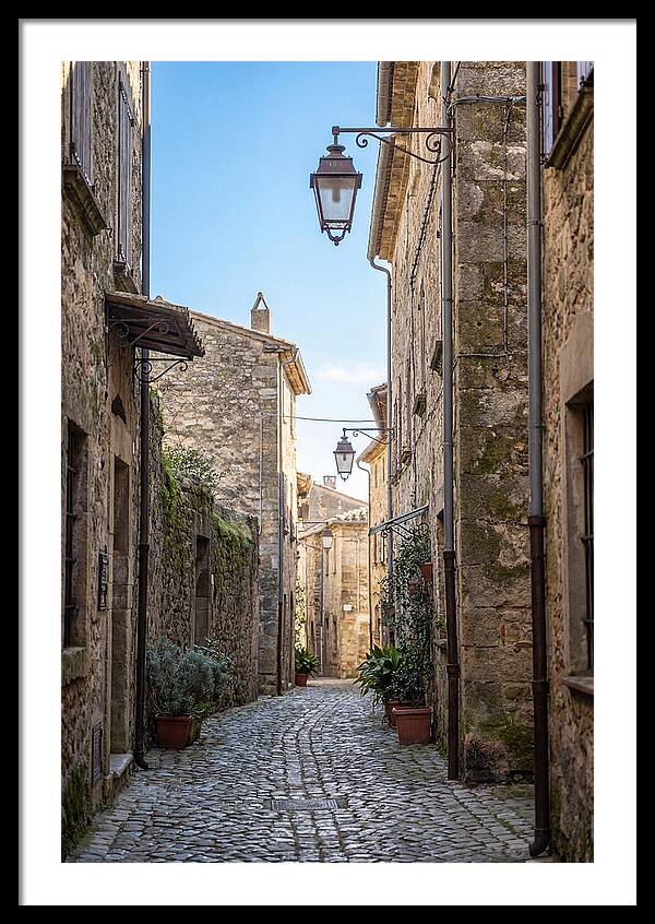 Narrow Cobblestone Alleyway