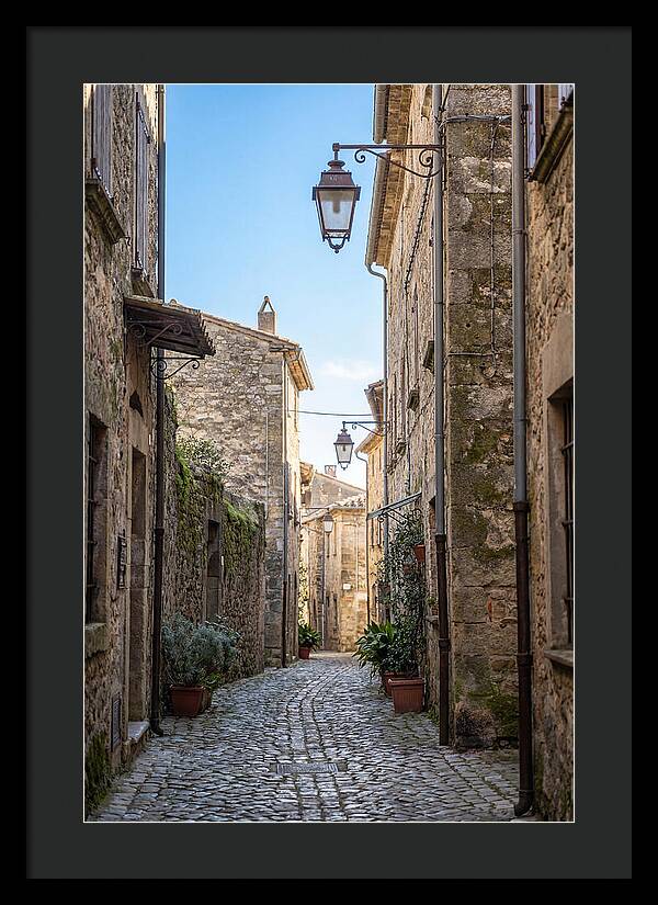 Narrow Cobblestone Alleyway
