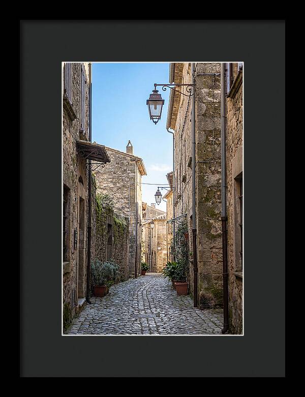 Narrow Cobblestone Alleyway