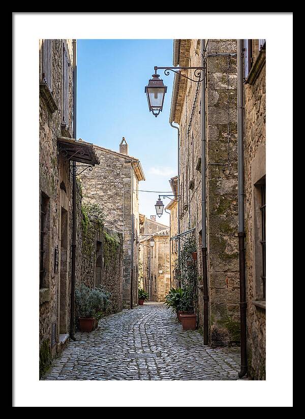 Narrow Cobblestone Alleyway