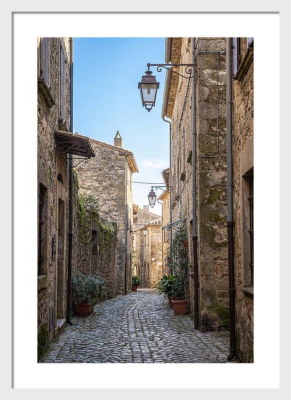 Narrow Cobblestone Alleyway