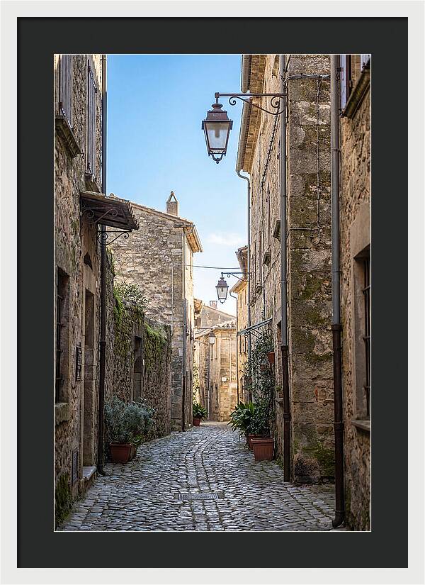 Narrow Cobblestone Alleyway