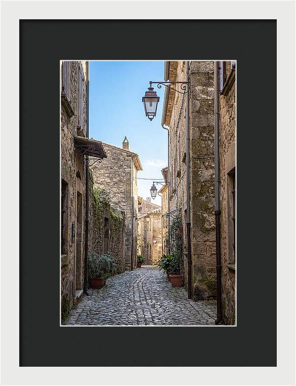 Narrow Cobblestone Alleyway