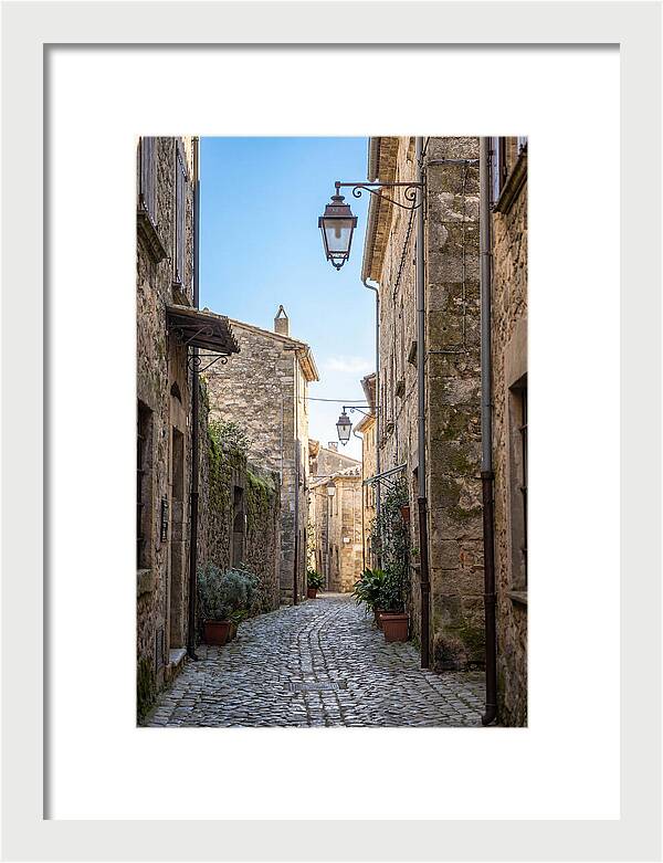 Narrow Cobblestone Alleyway