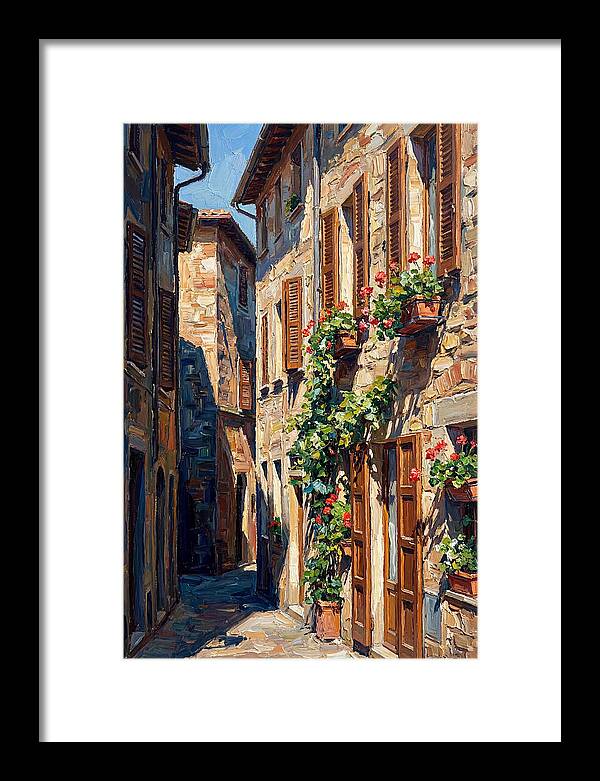 Narrow European Alleyway Charm