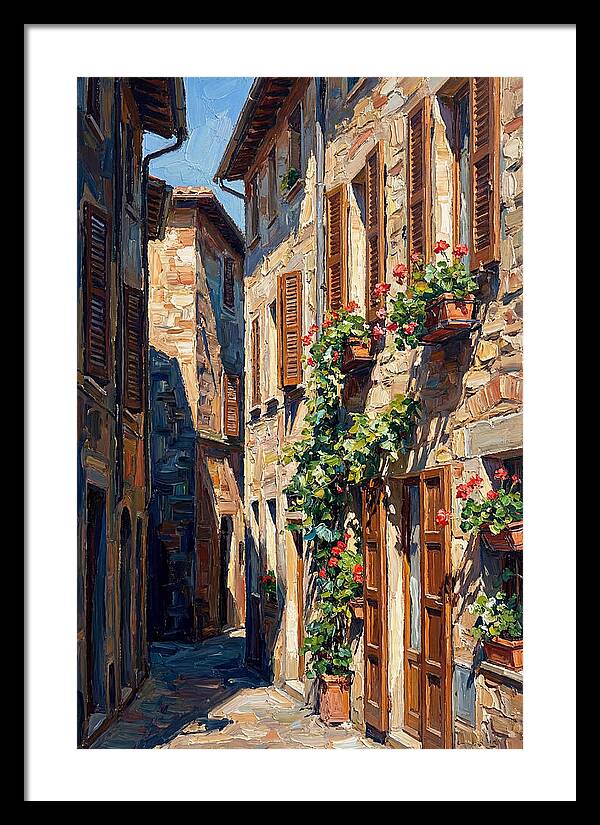 Narrow European Alleyway Charm