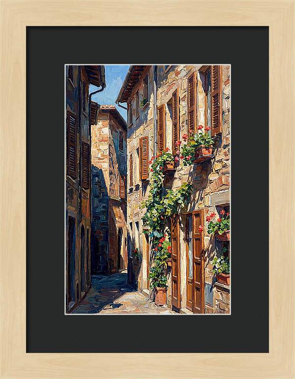 Narrow European Alleyway Charm