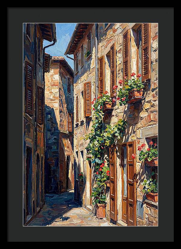 Narrow European Alleyway Charm