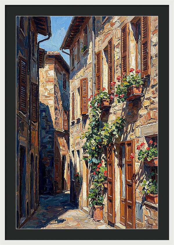 Narrow European Alleyway Charm
