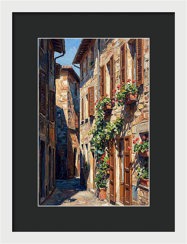 Narrow European Alleyway Charm