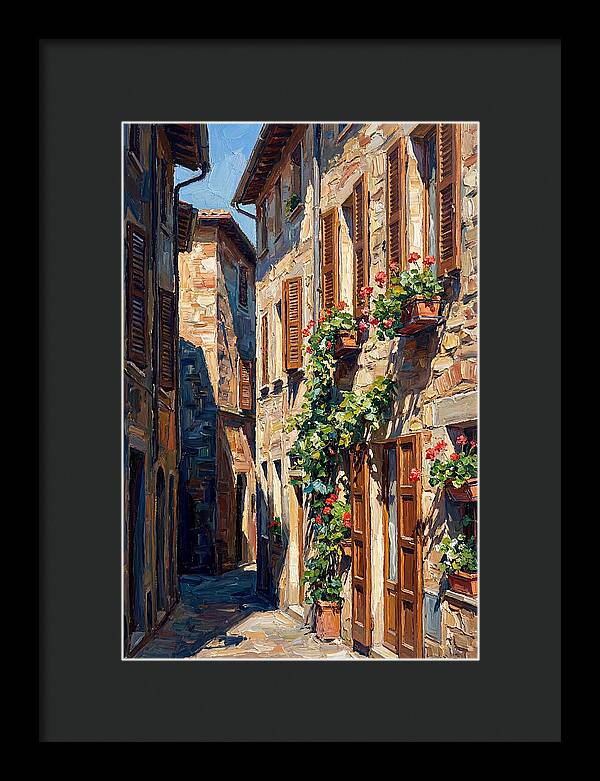 Narrow European Alleyway Charm