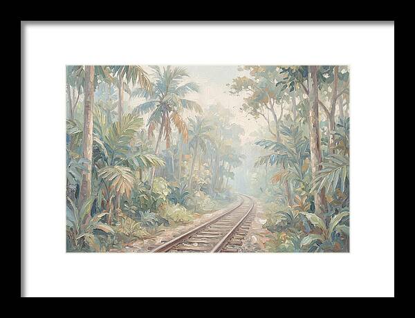 Narrow Gauge Railway Through Tropical Forest