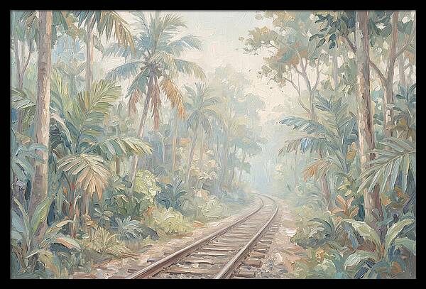 Narrow Gauge Railway Through Tropical Forest