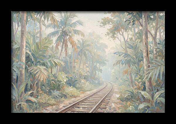 Narrow Gauge Railway Through Tropical Forest