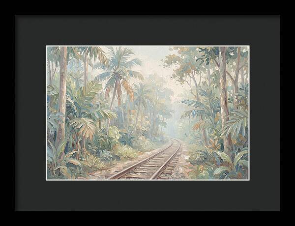 Narrow Gauge Railway Through Tropical Forest