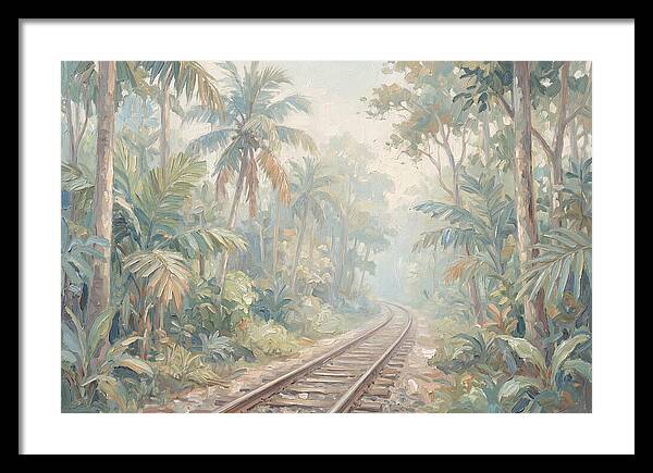 Narrow Gauge Railway Through Tropical Forest