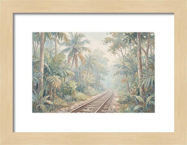 Narrow Gauge Railway Through Tropical Forest
