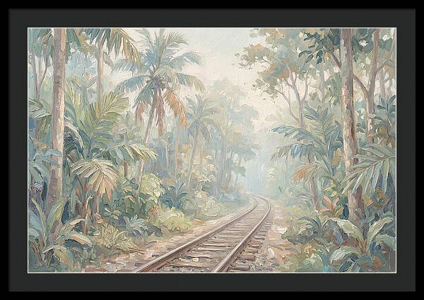 Narrow Gauge Railway Through Tropical Forest