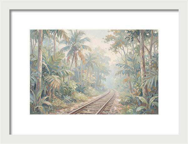 Narrow Gauge Railway Through Tropical Forest